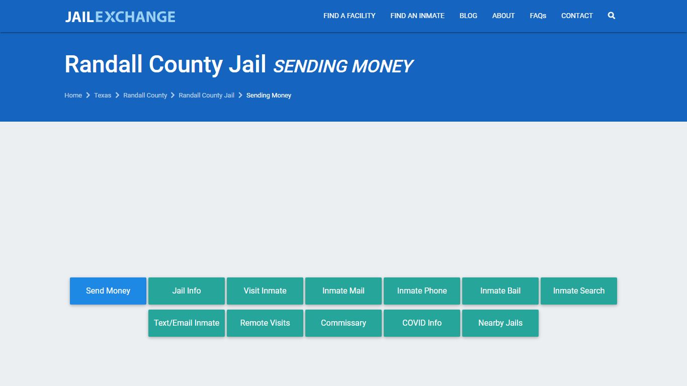 Randall County Jail How to Send Inmate Money | Amarillo,